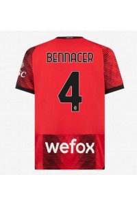 AC Milan Ismael Bennacer #4 Jalkapallovaatteet Kotipaita 2023-24 Lyhythihainen